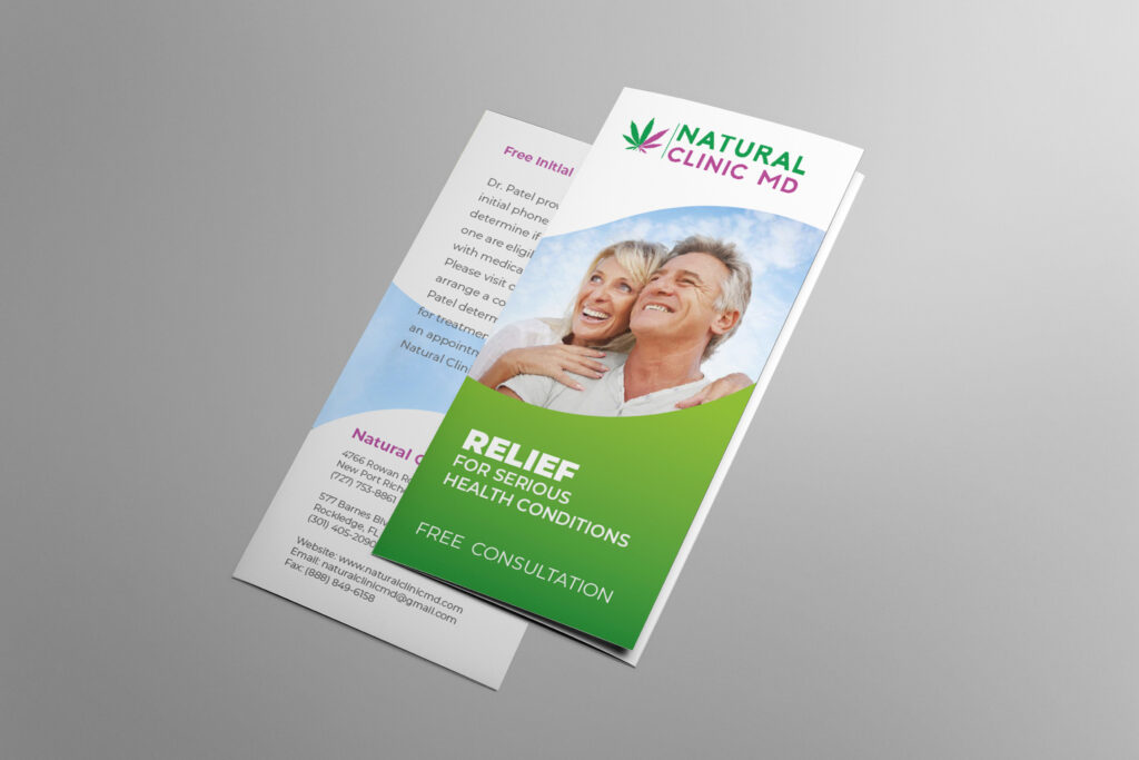 Natural Clinic MD Brochure cover closed