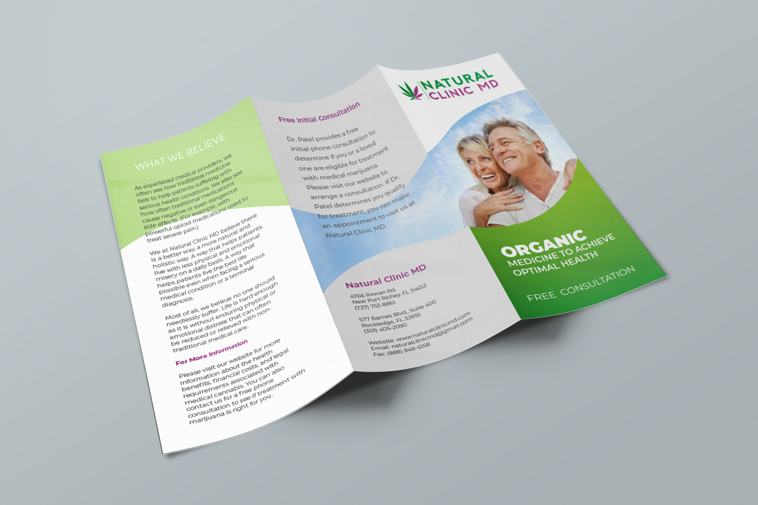 Natural Clinic MD Brochure outside