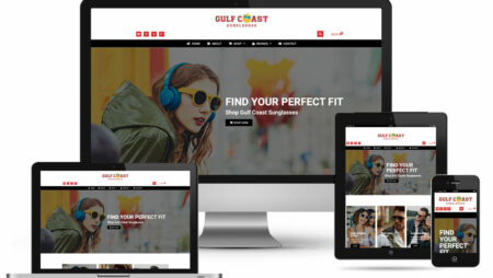 Gulf Coast Sunglasses Website Redesign