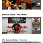 Somnium Guitars Website