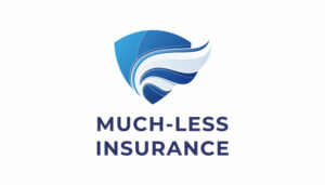 Much-Less Insurance Logo, Stacked without tagline