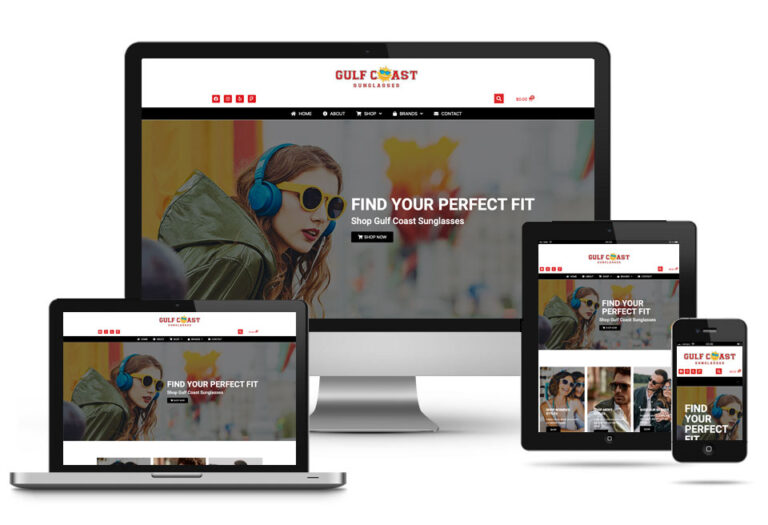 Gulf Coast Sunglasses Website