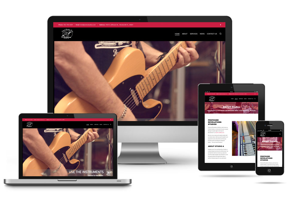 Profound Revelation Studios Website