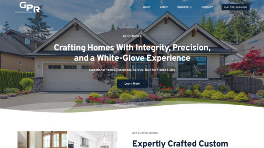 GPR Homes Website