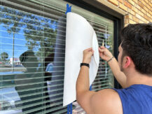 Signage installation