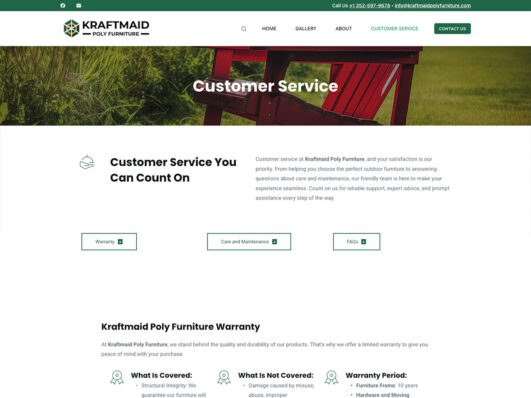 Kraftmaid Poly Furniture Website