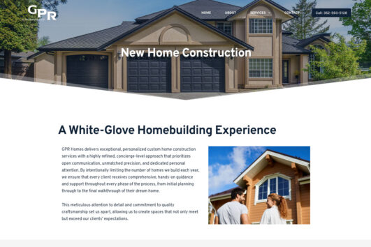 GPR Homes Website