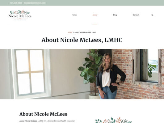 Nicole McLees LMHC Website