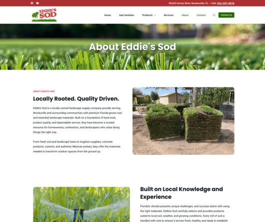 Eddie's Sod Website