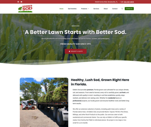 Eddie's Sod Website