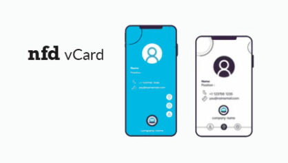digital business card, NFD vCard