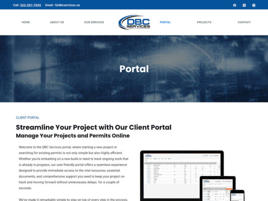 DBC Services Website